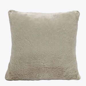 Target Cream Faux Fur Throw Pillow